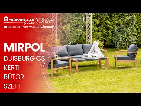 Duisburg CS alumínium kerti bútor szett
