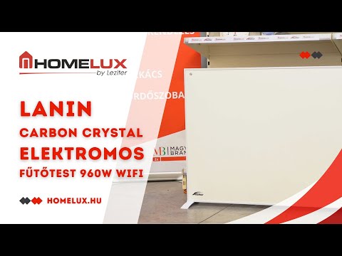 Lanin Carbon Crystal elektromos fűtőtest 960W Wifi