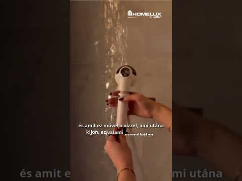 POSEION BT100® Prémium koreai revitalizáló zuhanyfej vízszűrővel, mágneses-ionizáló technológiával, szürke