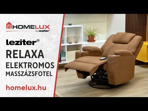 Relaxa elektromos ringató és forgatható masszázsfotel