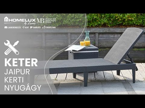 Jaipur kerti nyugágy párnával