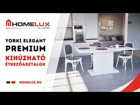 Yorki Elegant Premium kihúzható étkezőasztal 160/200x90 cm yorki tölgy
