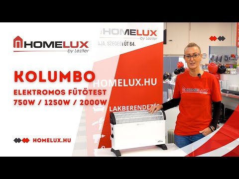 Kolumbo elektromos fűtőtest 750W / 1250W / 2000W