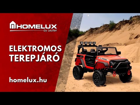 Elektromos terepjáró piros