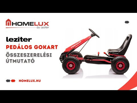 Pedálos gokart piros