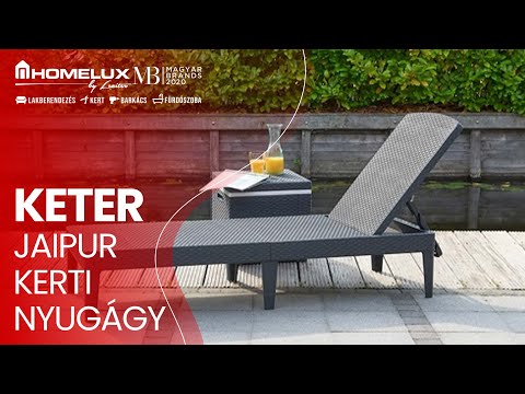 Jaipur kerti nyugágy párnával