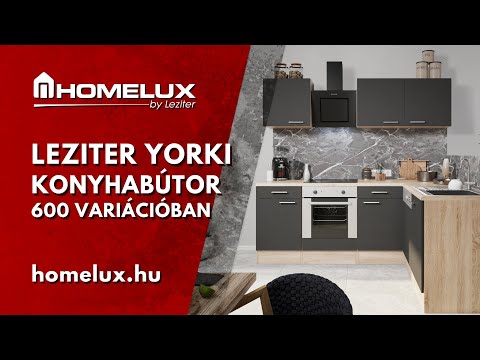 Yorki 270 konyhabútor alsó sütős, polcos kivitelben
