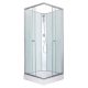 Harbor 80x80 cm hátfalas szögletes zuhanykabin zuhanyszettel zuhanytálcával
