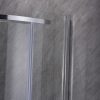 Moon TR 90x90 cm íves zuhanykabin zuhanytálcával