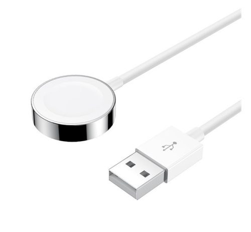 JOYROOM asztali töltő USB (gyorstöltő, wireless, 120cm, Apple Watch töltő) FEHÉR