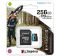 KINGSTON memóriakártya 256GB (microSDXC Canvas Go Plus - Class 10, V30, UHS-1, U3) + SD adapter