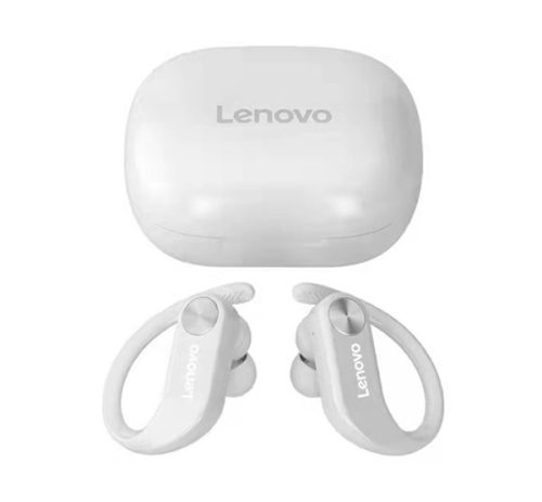 LENOVO LP7 bluetooth fülhallgató SZTEREO (v5.0, TWS, mikrofon + töltőtok) FEHÉR