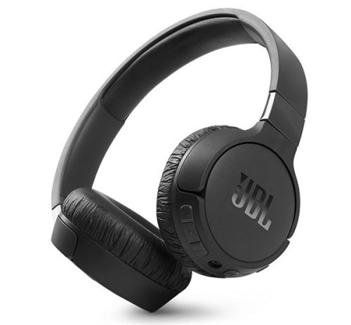 JBL T660NC bluetooth fejhallgató SZTEREO (v4.1, aktív zajszűrő, összehajtható + 3.5mm jack kábel) FEKETE