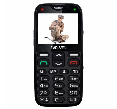 EVOLVEO EP-650 EasyPhone XD mobiltelefon FEKETE