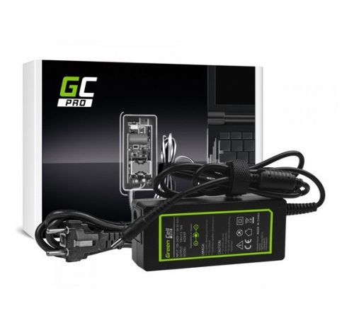 GREEN CELL PRO töltő és AC adapter (19V/3.16A, 60W, 3.0mm-1.1mm, Samsung NP730U3E ATIV Book 5 NP530U4E ATIV Bo) FEKETE