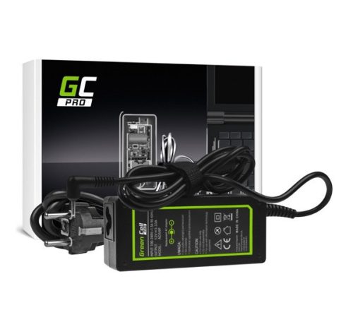 GREEN CELL PRO töltő és AC adapter (12V/3.33A, 40W, kerek (2.5-0.7mm) Samsung 303C XE303C12 500C XE500C13 500) FEKETE