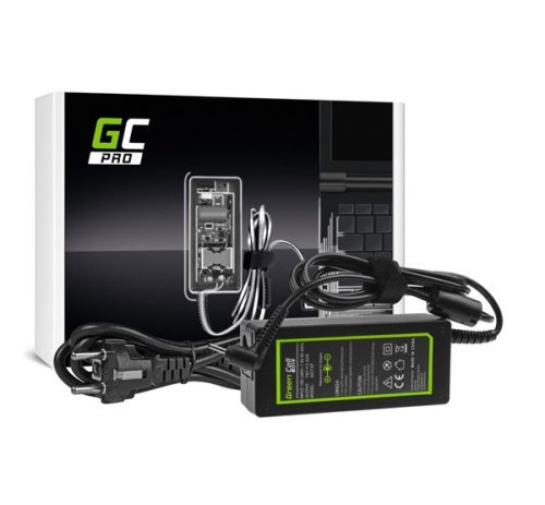 GREEN CELL PRO töltő és AC adapter (19V/3.42A, 65W, kerek (3.0-1.1mm) Acer Aspire S3 S3-331 S3-371 S3-951 S7-) FEKETE