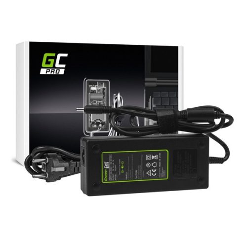 GREEN CELL PRO töltő és AC adapter (19.5V/6.7A, 130W, DC csatlakozó (4.5-3.0mm) Dell XPS 15 9530 9550 9560 P) FEKETE