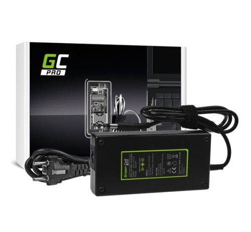 GREEN CELL PRO töltő és AC adapter (19.5V/9.23A, 180W, DC csatlakozó (7.4-5.0mm) Dell Latitude E5510 E7240 E) FEKETE