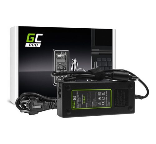 GREEN CELL PRO töltő és AC adapter (19V/6.32A, 120W, DC csatlakozó (4.5-3.0mm) Asus N501J N501JW Zenbook Pro) FEKETE