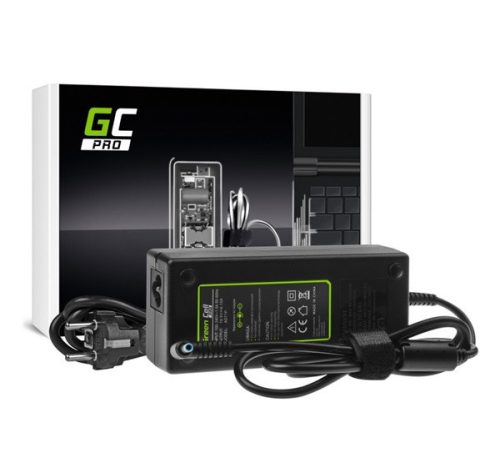 GREEN CELL PRO töltő és AC adapter (19.5V/6.15A, 120W, DC csatlakozó (4.5-3.0mm) HP Omen 15-5000 17-W HP Env) FEKETE