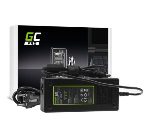 GREEN CELL PRO töltő és AC adapter (19V/6.3A, 120W, kerek (5.5-2.5mm) Asus G56 G60 K73 K73S K73SD K73SV F750) FEKETE