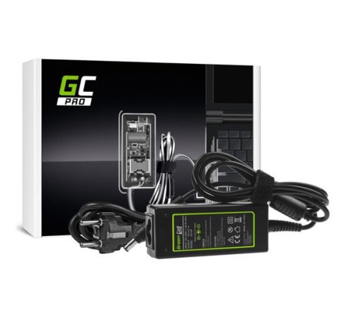 GREEN CELL PRO töltő és AC adapter (19V/2.1A, 40W, DC csatlakozó (5.5-3.0mm) Samsung N100 N130 N145 N148 N15) FEKETE