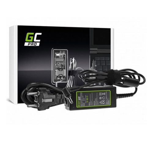 GREEN CELL PRO töltő és AC adapter (19V/2.37A, 45W, kerek (4.0-1.35mm) Asus R540 X200C X200M X201E X202E Vivo) FEKETE