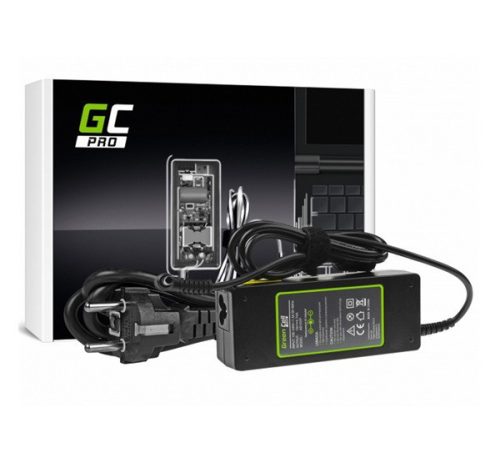 GREEN CELL PRO töltő és AC adapter (19V/4.74A, 90W, DC csatlakozó (4.5-3.0mm) AsusPRO B8430U P2440U P2520L P) FEKETE