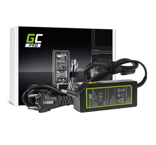 GREEN CELL PRO töltő és AC adapter (19V/3.42A, 65W, DC csatlakozó (4.5-3.0mm) AsusPro BU400 BU400A PU551 PU551L PU5)