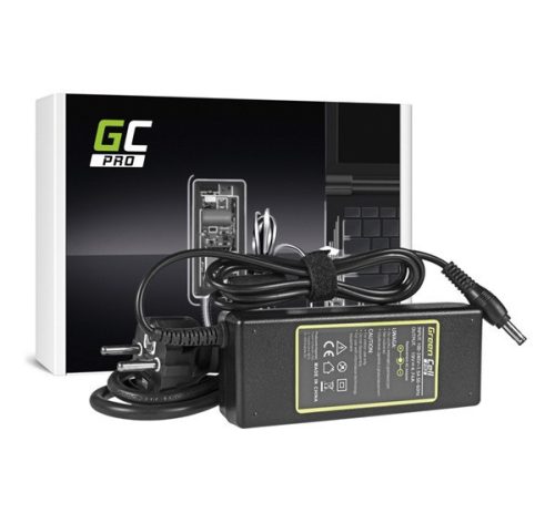 GREEN CELL PRO töltő és AC adapter (19V/4.74A, 90W, Samsung R510 R522 R525 R530 R540 R580 R780 RV511 RV520 NP3) FEKETE