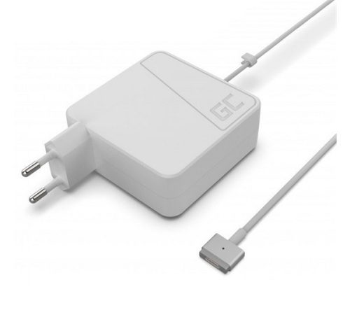 GREEN CELL töltő és AC adapter (16.5V/3.65A, 60W, Apple MacBook Pro Retina 13 A1425 A1502 (2012 - 2015) 16.5V 3) FEHÉR