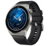 HUAWEI Watch GT 3 Pro okosóra (46mm, beépített GPS, 3D üveg, aktivitásmérő, elasztomer csuklópánt) FEKETE