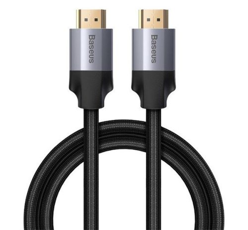 BASEUS ENJOYMENT SERIES HDMI kábel (v2.0, 4K, 3D, 60Hz, 100cm) FEKETE/SZÜRKE