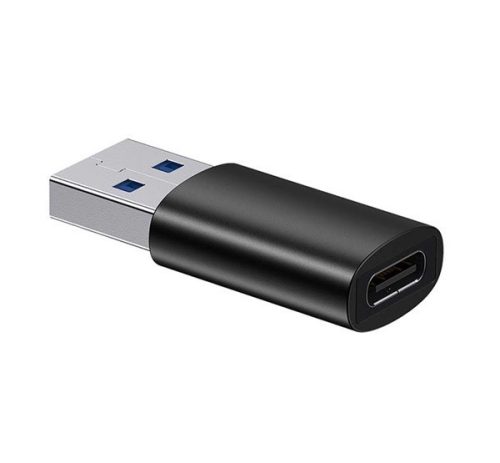 BASEUS INGENUITY adapter (USB - Type-C aljzat, OTG, adatátvitel és töltés) FEKETE