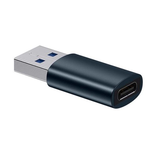 BASEUS INGENUITY adapter (USB - Type-C aljzat, OTG, adatátvitel és töltés) SÖTÉTKÉK