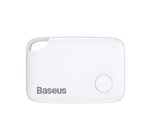 BASEUS T2 bluetooth nyomkövető (kulcstartóra, táskára, autóba, valós idejű nyomkövetés, 6 hónap akkuidő) FEHÉR