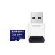 SAMSUNG memóriakártya 256GB (microSDXC PRO Plus - Class 10, UHS-1) + USB kártyaolvasó