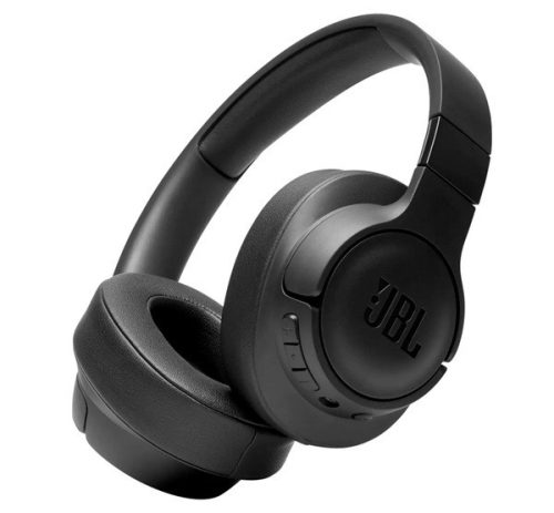 JBL TUNE 710BT bluetooth fejhallgató SZTEREO (v5.0, mikrofon, multipoint, összehajtható) FEKETE