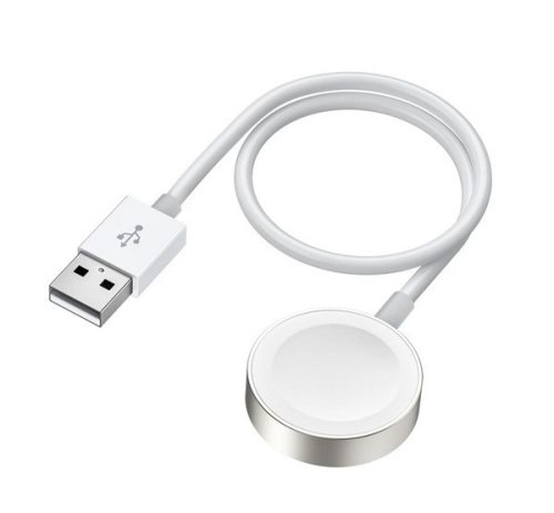 JOYROOM asztali töltő USB (gyorstöltő,  wireless, 30cm, Apple Watch töltő) FEHÉR