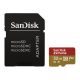 SANDISK EXTREME memóriakártya 32GB (microSDHC, Class 10, UHS-1, 100MB/s) + SD adapter