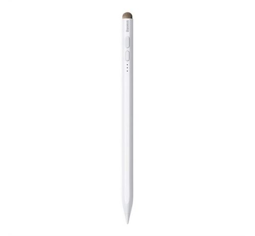 BASEUS érintő ceruza (aktív, passzív, kapacitív + póthegy) FEHÉR Apple Pencil kompatibilis