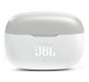 JBL WAVE 200 bluetooth fülhallgató SZTEREO (v5.0, TWS, cseppálló, mélyhang kiemelés + töltőtok) FEHÉR