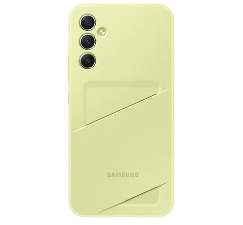 SAMSUNG szilikon telefonvédő (kártyazseb) LIME