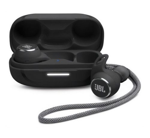 JBL REFLECT AERO bluetooth fülhallgató SZTEREO (v5.2, TWS, mikrofon, aktív zajszűrő, IP68 + töltőtok) FEKETE