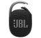 JBL CLIP4 bluetooth hordozható hangszóró (v5.1, 1050mAh belső akku, 5W, IPX67 vízálló) FEKETE