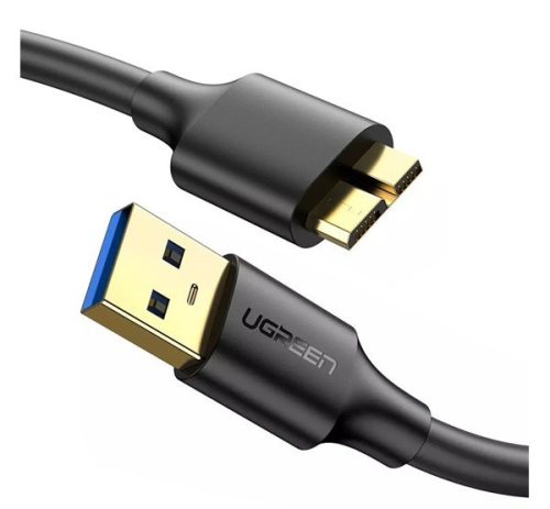 UGREEN adatkábel (USB - micro-B USB 3.0, 200cm) FEKETE