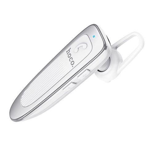 HOCO E60 bluetooth fülhallgató MONO (v5.0, mikrofon, multipoint, hangerőszabályzó) FEHÉR