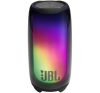 JBL PULSE 5 bluetooth hordozható hangszóró (v5.3, 7260mAh belső akku, 30W, IP67 vízálló, 360°-os világítás) FEKETE