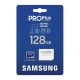 SAMSUNG memóriakártya 128GB (microSDXC PRO Plus - CLASS 10, UHS-1, U3, V30, A2, R180/W130) + SD adapter